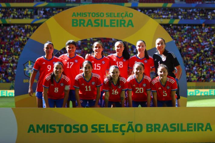 La Roja cayó ante Brasil (Twitter Selección Chilena)