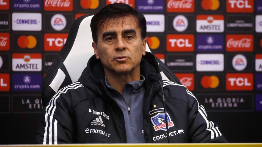 Gustavo Quinteros no se desespera con el irregular momento de Colo Colo: "Llegamos a nuestro mejor nivel"