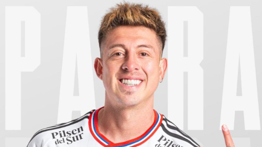 "Bienvenido al más grande": Colo Colo hizo oficial la llegada de Pablo Parra como su segundo refuerzo