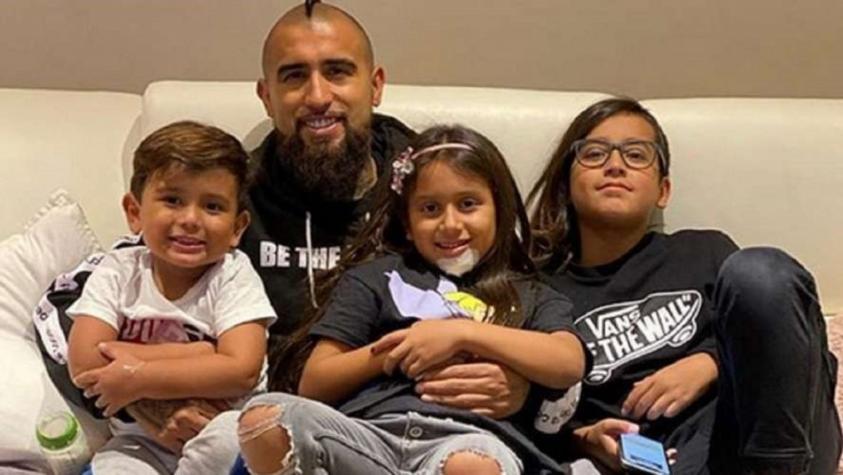 Arturo Vidal y su familia - Créditos: Instagram 