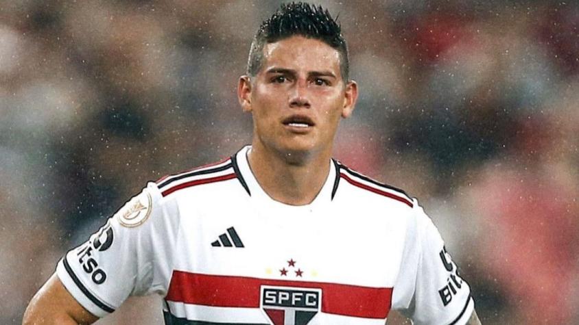 Será rival de Chile: James Rodríguez provocó la eliminación de su equipo en la Copa Sudamericana
