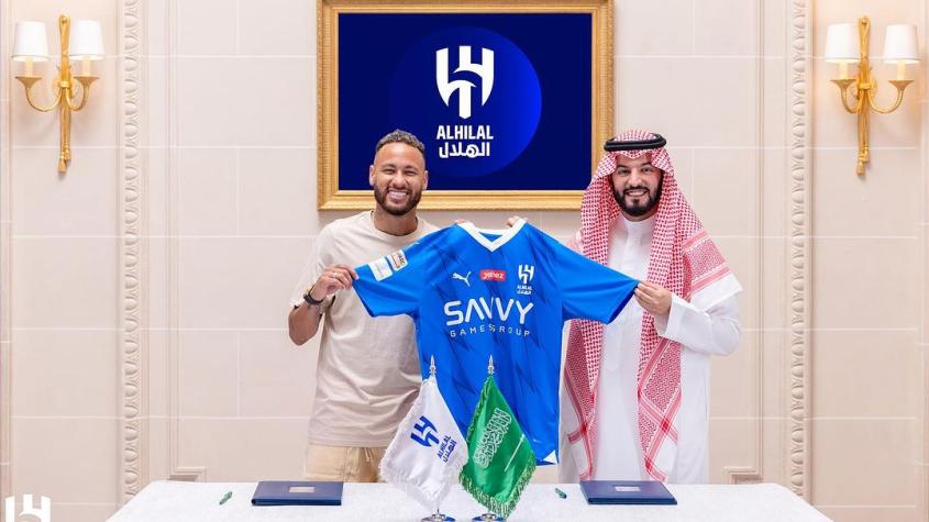 Otra figura del fútbol mundial llega a Arabia Saudita: Neymar fue presentado en Al-Hilal