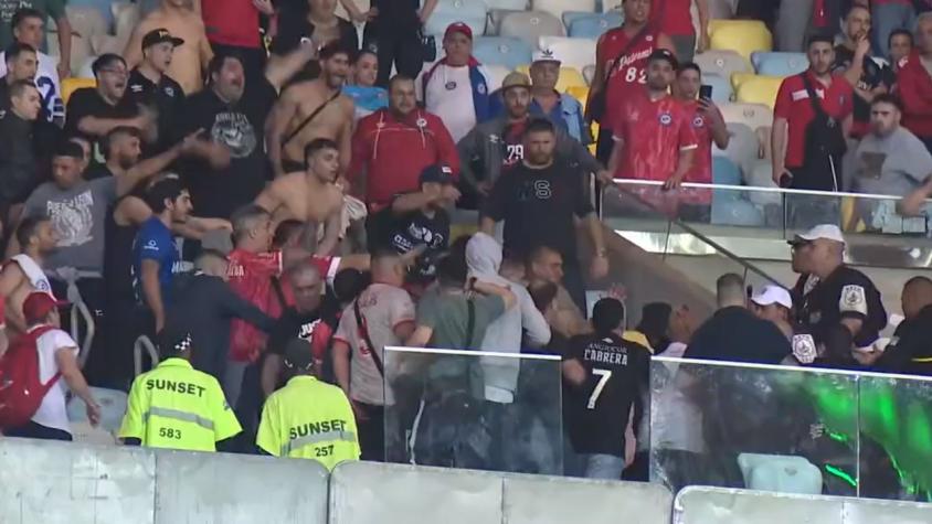 Imágenes del terror: la policía de Brasil le disparó "a quemarropa" a los hinchas de Argentinos Juniors