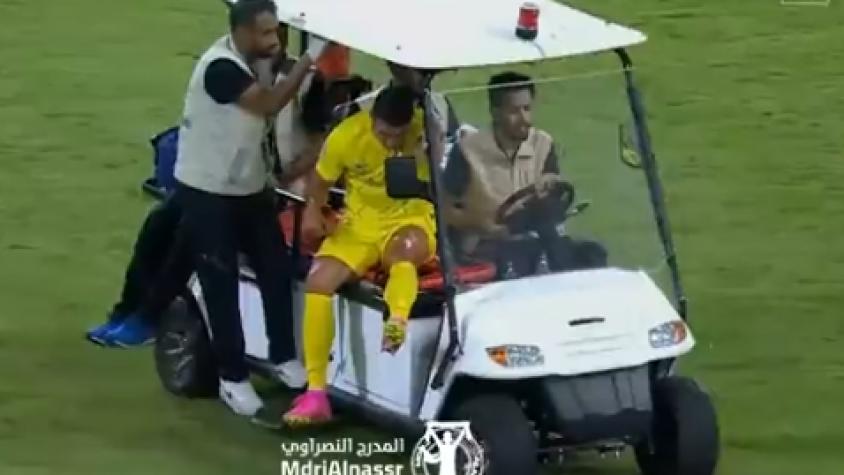 VIDEO | El impactante momento de Cristiano Ronaldo saliendo entre lágrimas del campo tras dura lesión