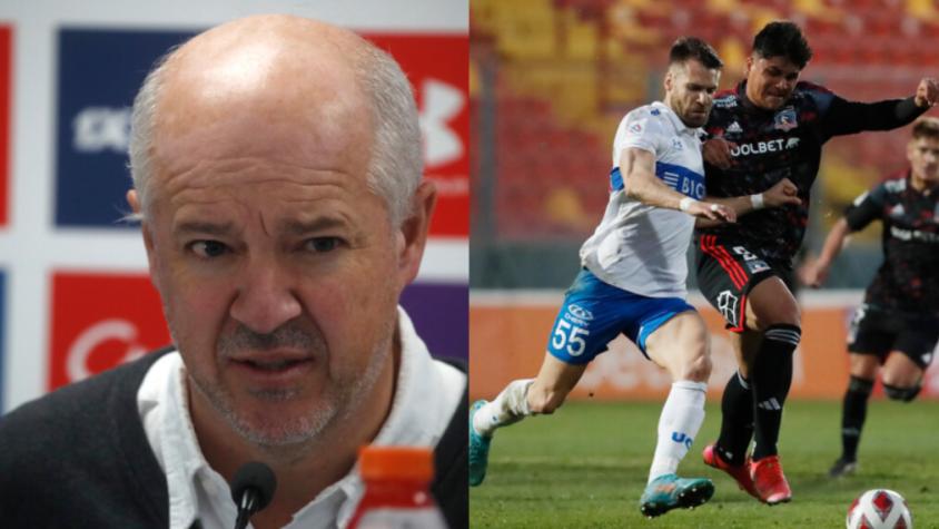 El furioso reclamo de Juan Tagle tras el empate entre la UC y Colo Colo: "No se puede jugar un clásico sin público, el daño es tremendo"
