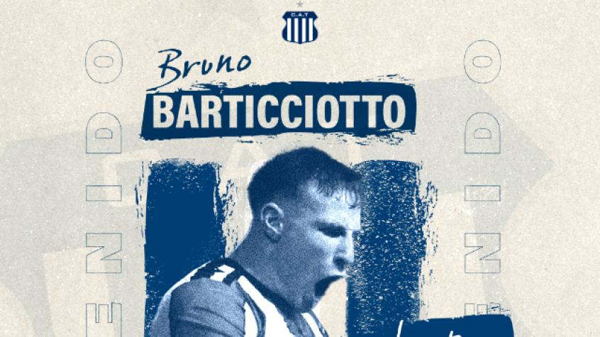 Bruno Barticciotto es nuevo jugador de Talleres - Crédito: @CATalleresdecba
