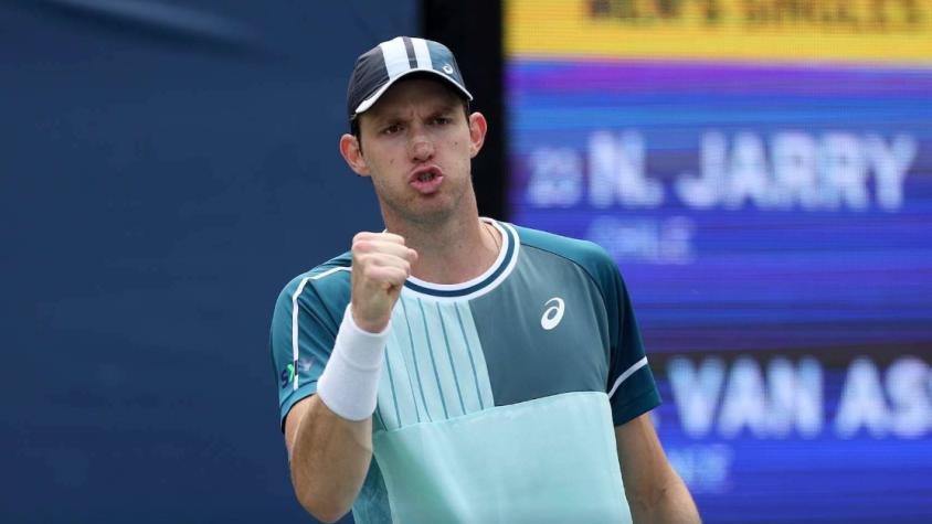 Nicolás Jarry debutó con triunfo en el US Open 2023. Crédito: ATP.