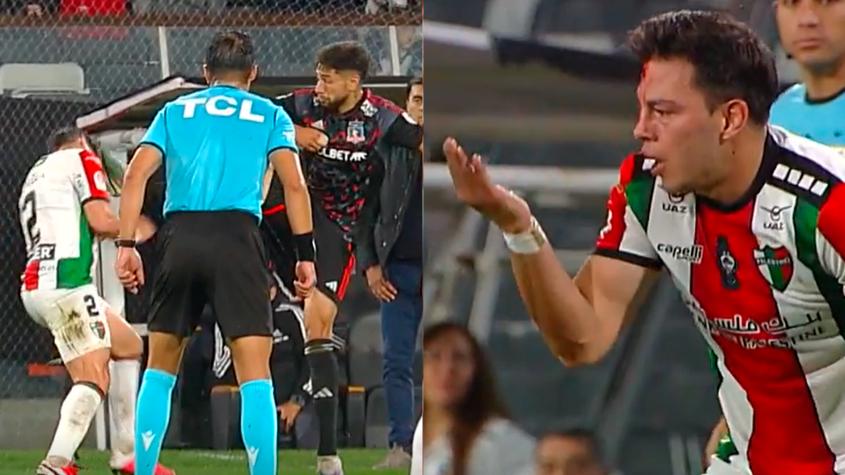 VIDEO | La expulsión de Jeyson Rojas en Colo Colo tras una fuerte patada en el rostro a Fernando Meza