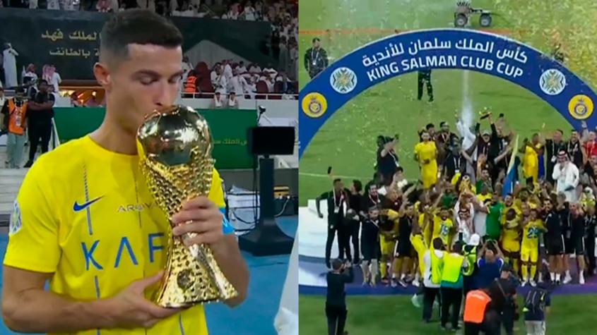 Cristiano Ronaldo anotó un heroico doblete y se consagró campeón por primera vez en Arabia Saudita