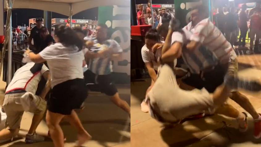 VIDEO | Hinchas del Inter Miami de Lionel Messi protagonizan violenta pelea en el estadio del FC Dallas