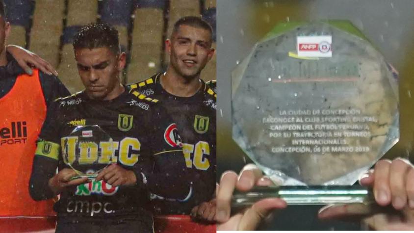 ¡Insólito! La increíble excusa de la ANFP tras el papelón con galvano entregado a U. de Concepción