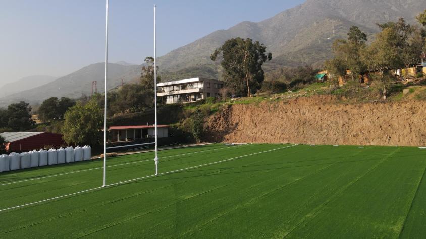 ¡Con cancha sintética de primer nivel! Así va la construcción de la nueva casa del rugby chileno