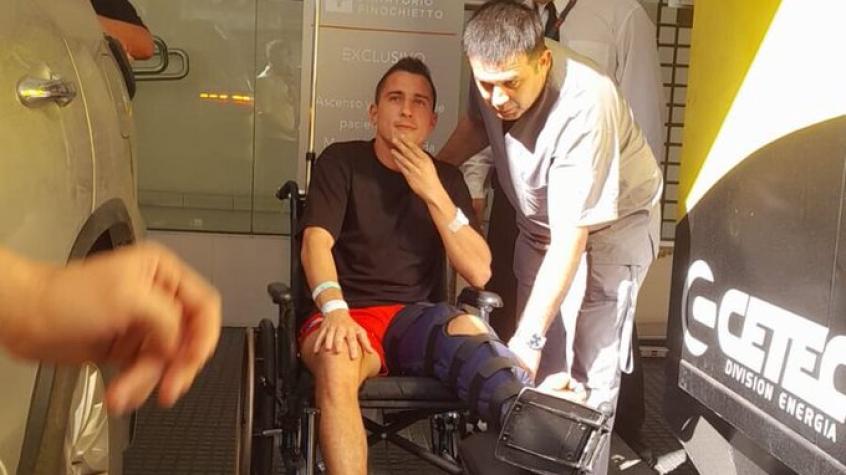 La escalofriante imagen que sale a luz sobre la lesión de Luciano Sánchez provocada por Marcelo en Copa Libertadores