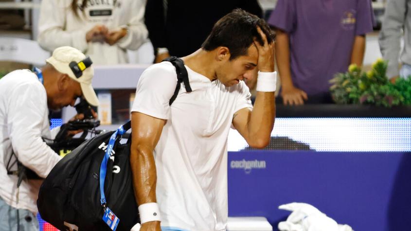 Se le escapó la victoria: Cristian Garin fue eliminado en la primera ronda del Masters 1000 de Toronto