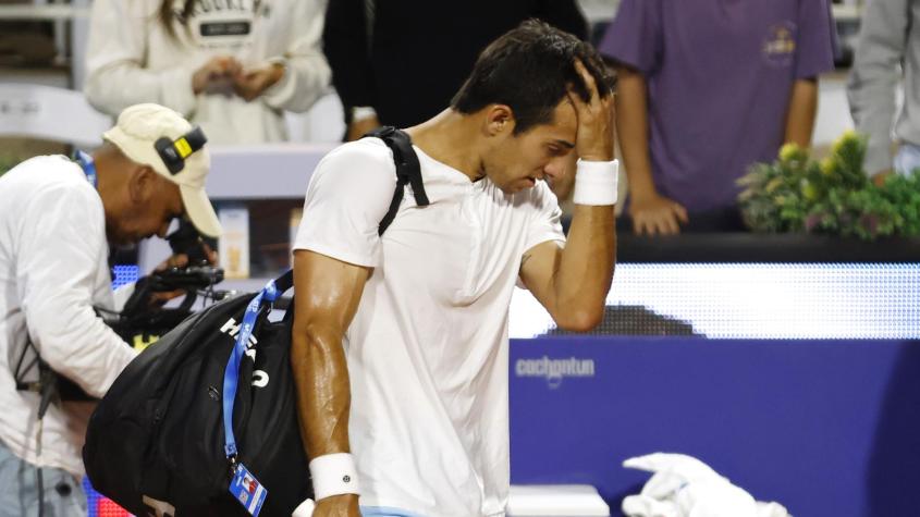 Cristian Garin decepcionó mal en el US Open: cayó en la qualy y en dos sets
