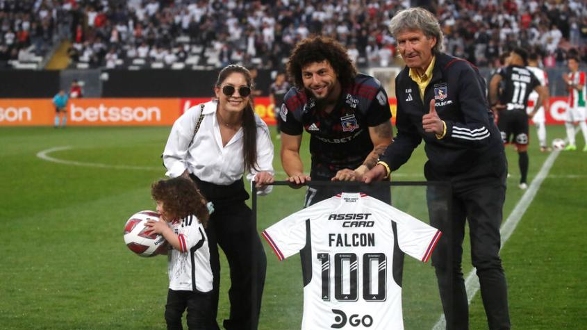 Maximilano Falcón cumplió 100 partidos en Colo Colo - Crédito: Photosport