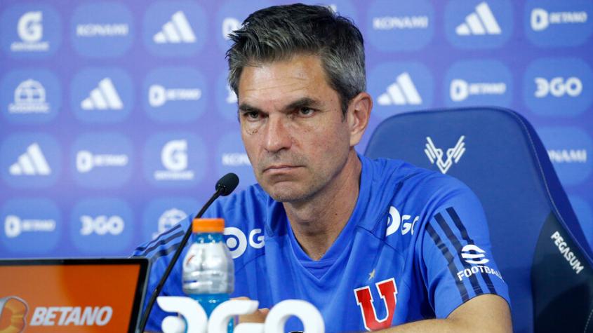 Mauricio Pellegrino analizó el mal momento de la U - Crédito: Photosport.