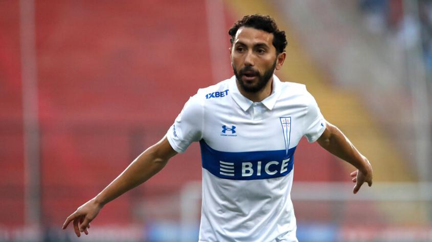 Cristian Cuevas podría dejar la UC para ser nuevo jugador de Independiente. Crédito: Photosport.