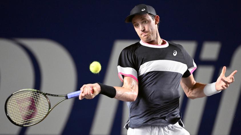 Nicolás Jarry fue eliminado del ATP de Los Cabos - Crédito: AFP.