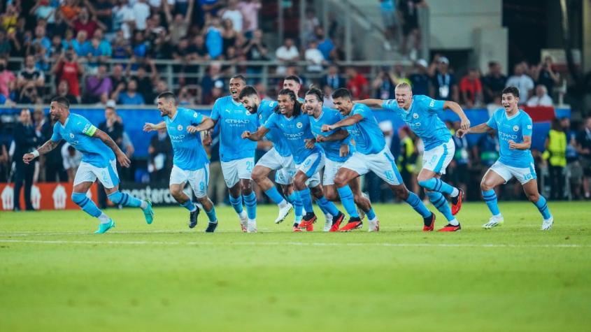 Manchester City conquistó su primera Supercopa de Europa tras vencer al Sevilla en los penales