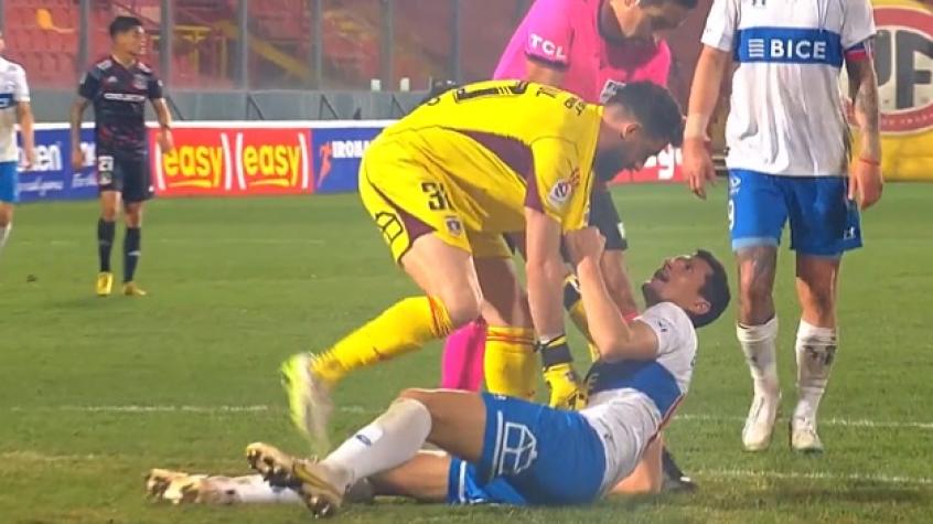 VIDEO | Guillermo Burdisso y Fernando de Paul sacaron chispas en el empate entre la UC y Colo Colo por Copa Chile