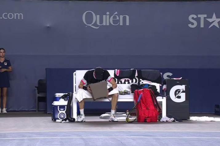 Nicolás Jarry sufrió en el ATP de Los Cabos - Créditos: La Tercera