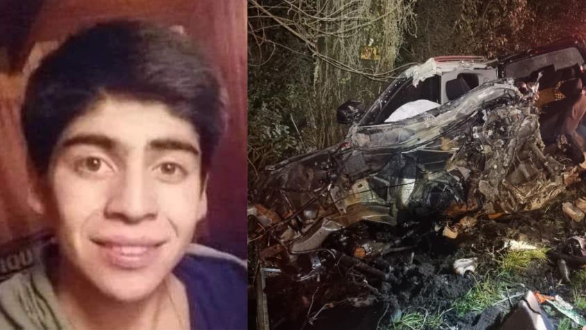 Imágenes sensibles: futbolista amateur chileno perdió la vida en trágico accidente automovilístico en Chonchi