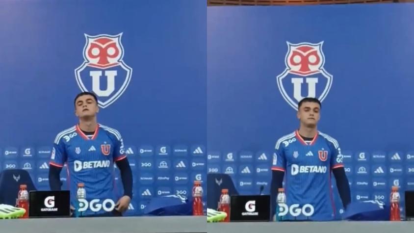 VIDEO| Se ganó el repudio de los azules: Vicente Fernández tuvo polémica actitud al ponerse la camiseta de la U