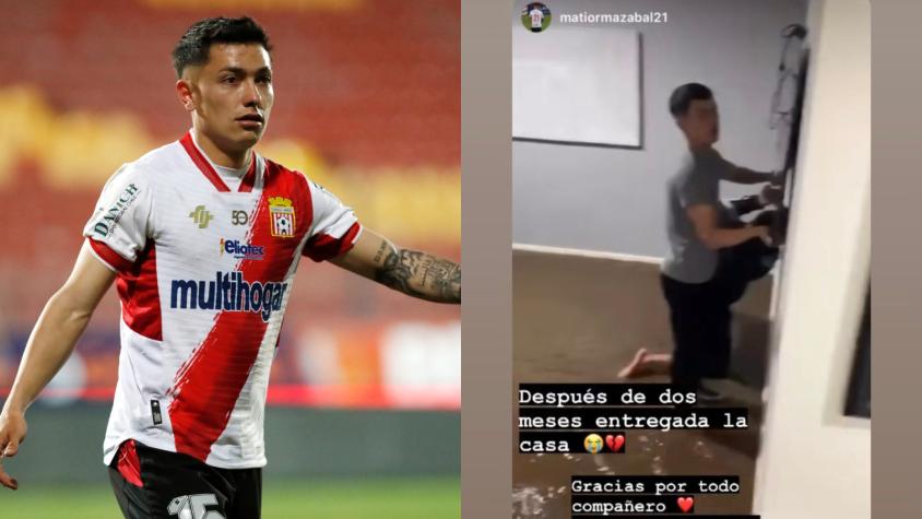 Otro afectado por el temporal: Cristián Zavala vivió noche de terror junto a varios compañeros de Curicó Unido