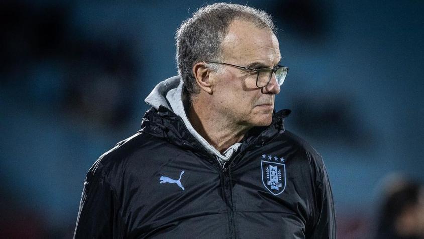 Marcelo Bielsa DT de Uruguay - Créditos: @aufoficial