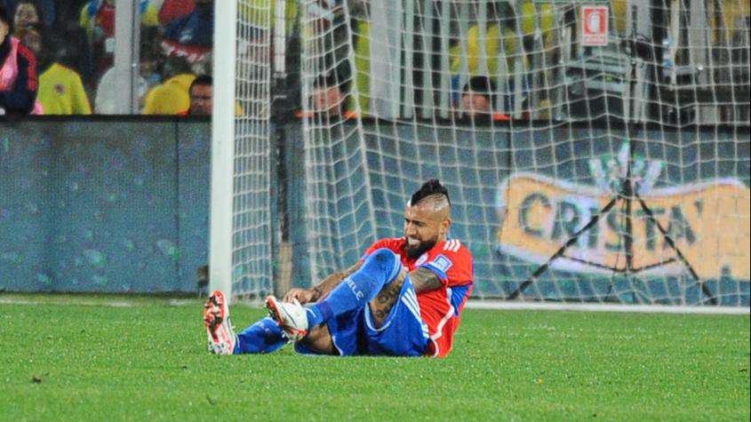 La esforzada noche de Arturo Vidal: el 'King' quiso ser titular, lloró por una lesión y salió igual
