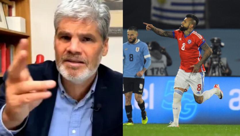Juan Cristóbal Guarello se rinde ante Arturo Vidal y lo pone como ejemplo: "Así se juega por Chile"