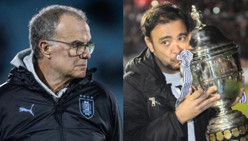 Marcelo Bielsa y Álvaro Recoba - Créditos: Instagram 