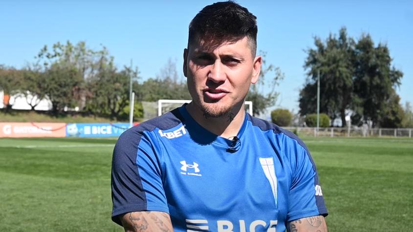 Nicolás Castillo ilusiona a la hinchada de la UC: "Me he sentido mejor de lo que pensábamos"