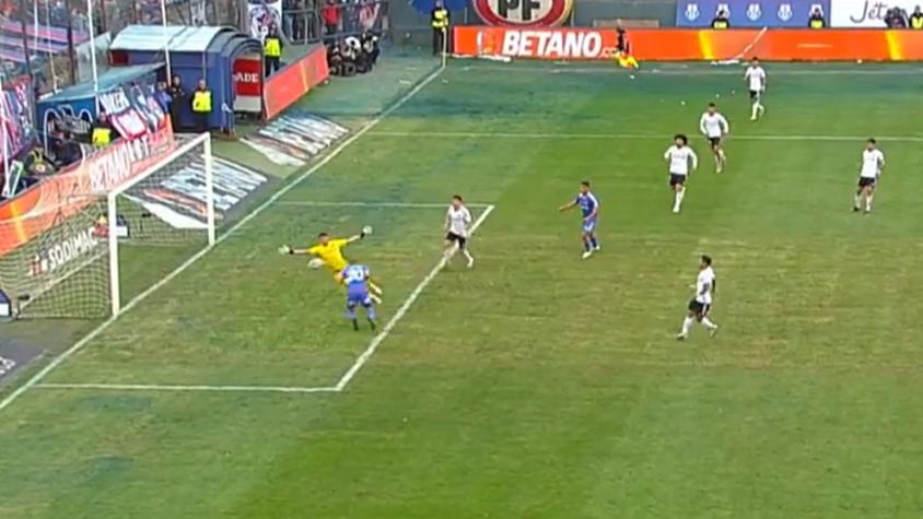 ¡Era el triunfo de la U en el Superclásico! El insólito gol que se perdió Federico Mateos ante Colo Colo