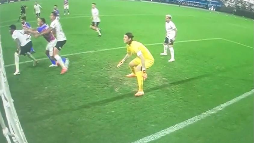 VIDEO | El grosero error de Cassio en la ida de las semifinales de la Copa Sudamericana entre Corinthians y Fortaleza
