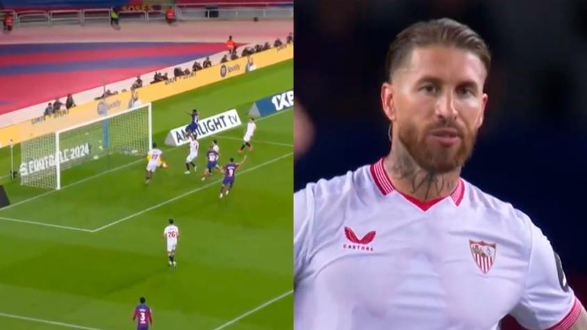 VIDEO | ¡Ni en el peor de sus sueños! El insólito autogol de Sergio Ramos que le dio el triunfo a Barcelona contra Sevilla
