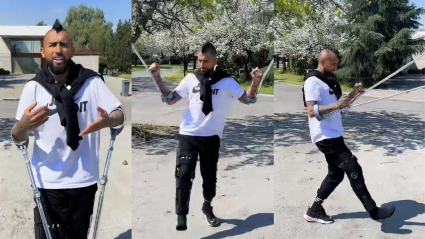 ¡Para no creerlo! El polémico TikTok de Arturo Vidal a pocos días de ser operado de la rodilla