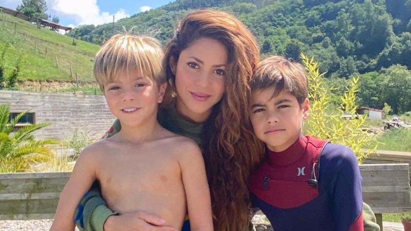Shakira y sus hijos - Créditos: @shakira