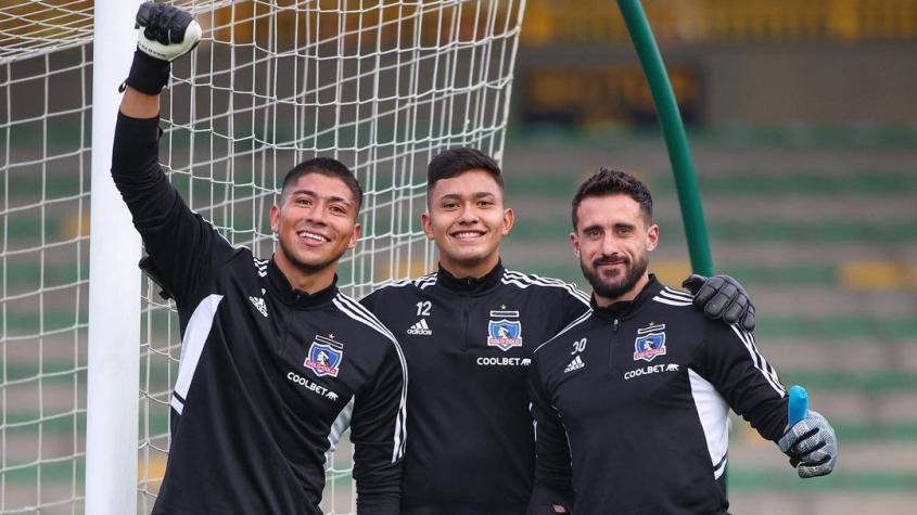 Eduardo Villanueva junto a Fernando De Paul y Brayan Cortés - Créditos: Colo Colo