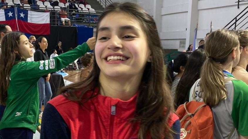 La historia de Florencia Cabezas, la chilena más joven de Santiago 2023 que sueña en grande con un oro en Juegos Olímpicos