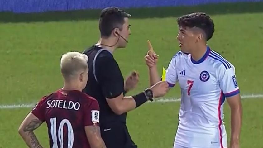 La infantil expulsión de Marcelino Núñez en la dura derrota de la Roja ante Venezuela