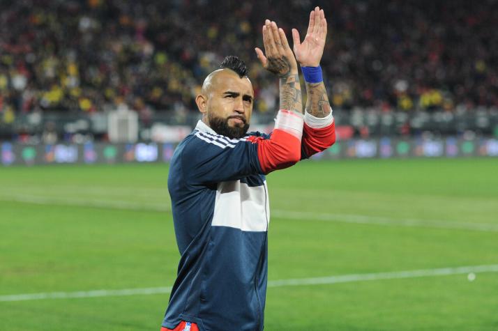 Arturo Vidal se recupera de su lesión en Juan Pinto Durán - Créditos: Agencia Uno