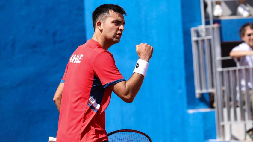 VIDEO | El match point de Tomás Barrios en su debut triunfal en los Juegos Panamericanos Santiago 2023