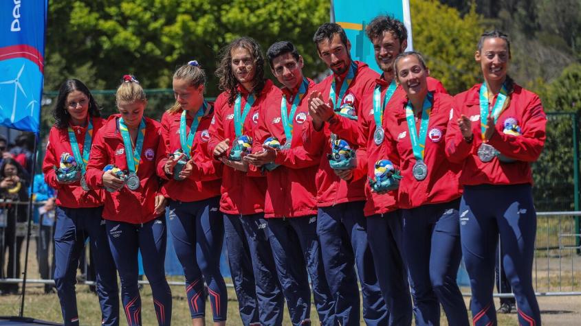 El Team Chile la rompió en el Remo de Santiago 2023 - Crédito: Agencia Uno