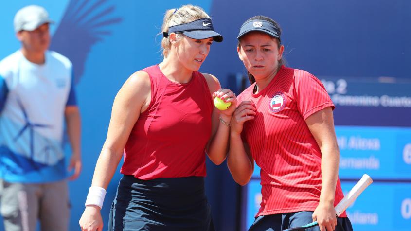 Santiago 2023: Fernanda Labraña y Alexa Guarachi clasificaron a las semifinales en el tenis