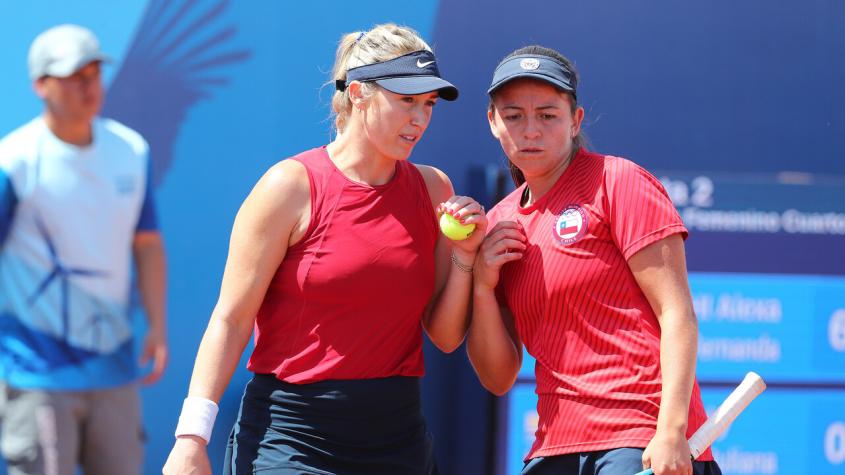A luchar por el bronce: Alexa Guarachi y Fernanda Labraña perdieron en las semifinales del tenis