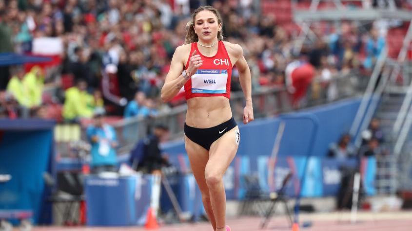 Martina Weil ilusiona al Team Chile con otra medalla - Crédito: Agencia Uno