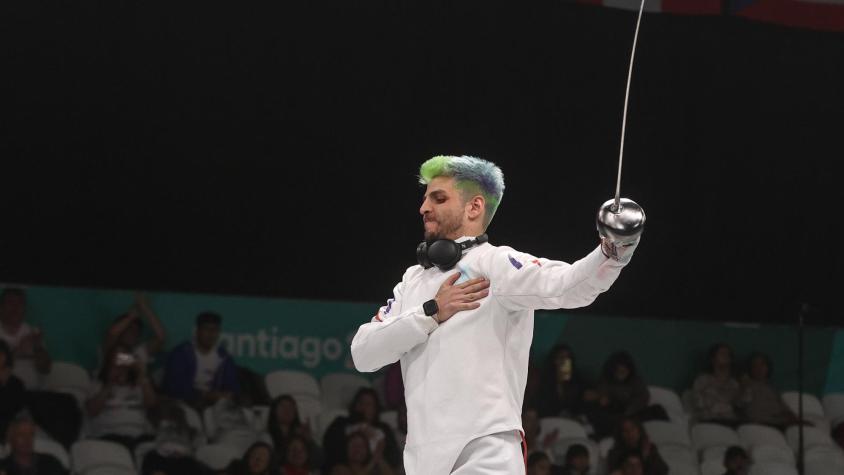¡Lo dio todo! Pablo Núñez cayó en la final de esgrima y le dio una nueva plata a Chile en Santiago 2023