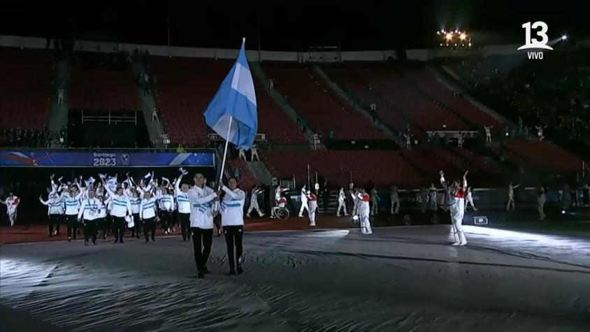 Santiago 2023: así desfiló ARGENTINA en la ceremonia inaugural